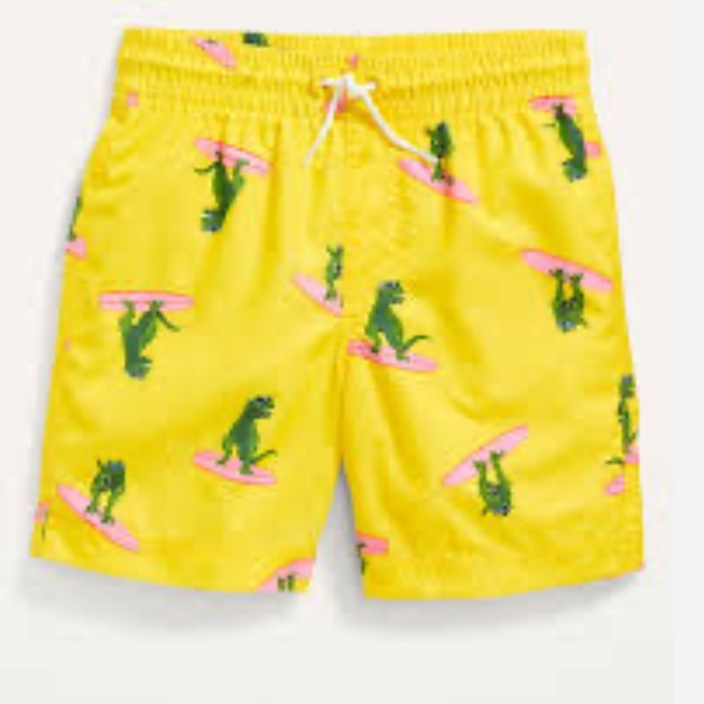 Printed Swim Trunks for Boys